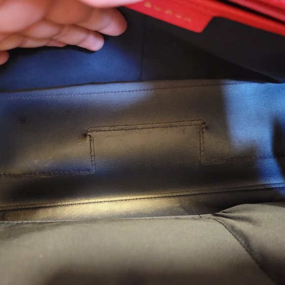 NWOT $448 Tory Burch Red Robinson Tote - Picture 5 of 9